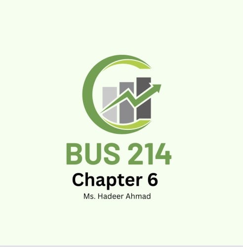 BUS 214 | chapter 6