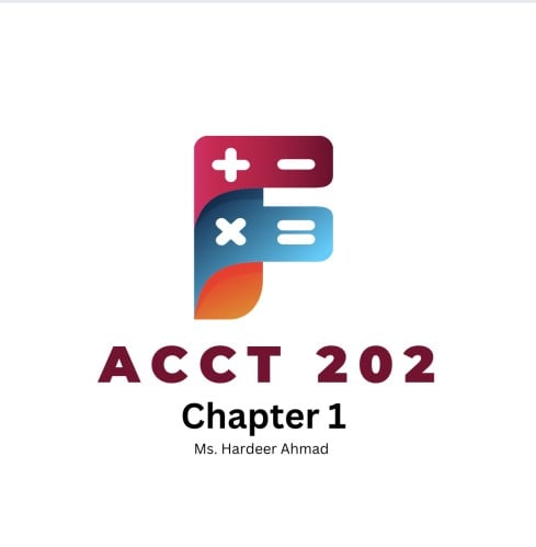 Acct 202 | chapter 1