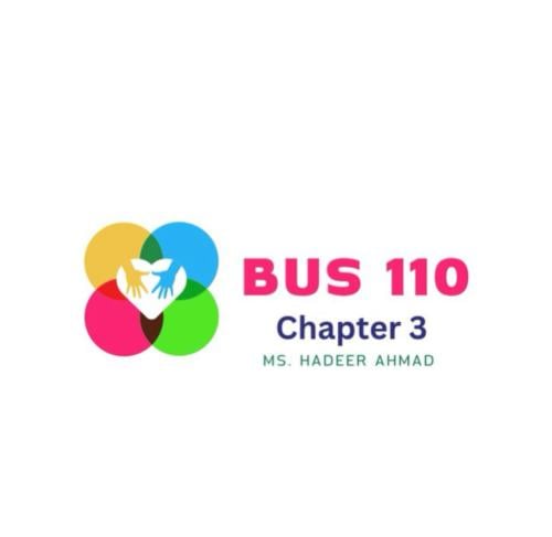 BUS 110 | Chapter 3