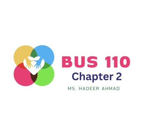 BUS 110 | chapter 2