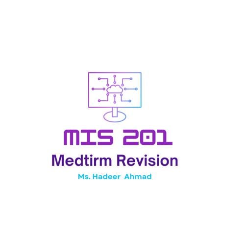 MIS 201 | Medtirm Revision