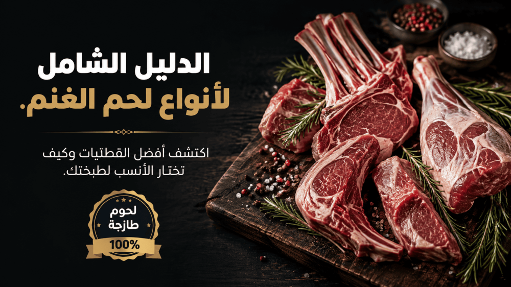 انواع لحم الغنم