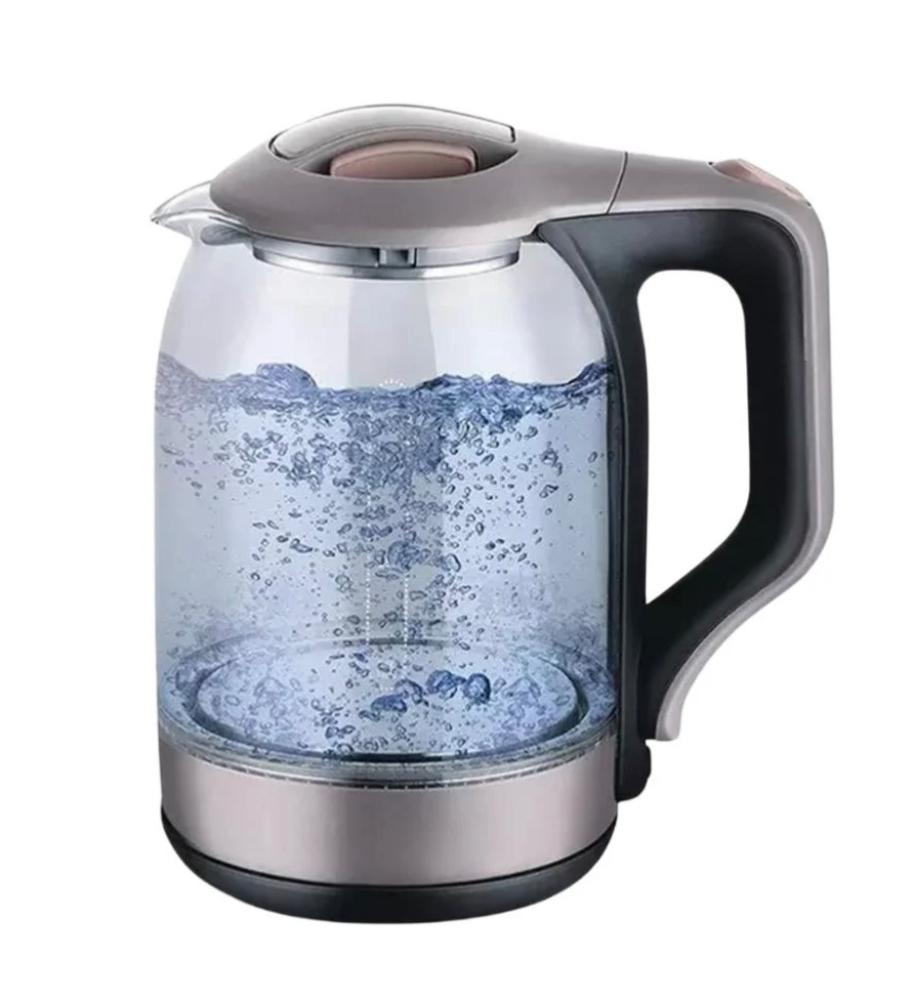 غلاية ماء زجاجية من REFURA بقوة 1500 واط وسعة 1.8 لتر تصميم عصري يغلي