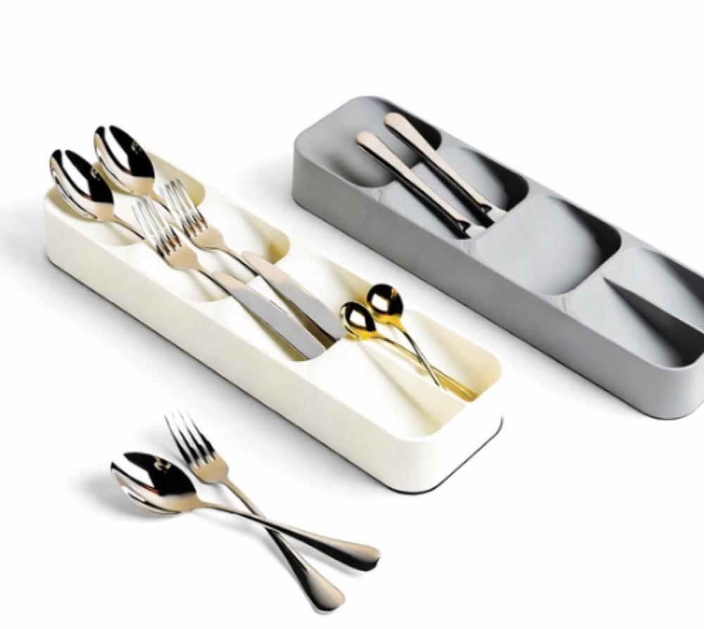 منظم أنيق للملاعق ترتيب ذكي يغيّر شكل درج المطبخ