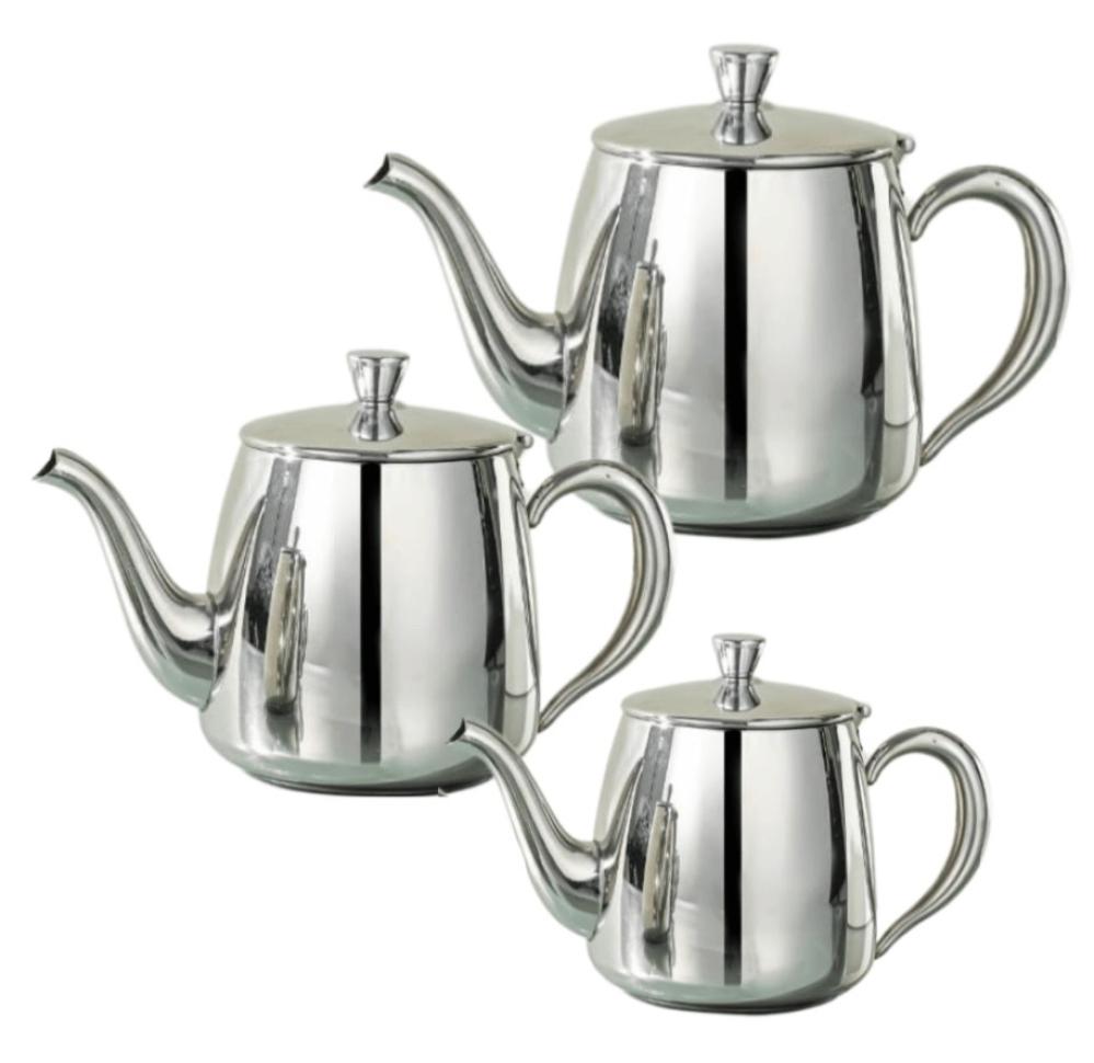 طقم أباريق شاي أناقة التقديم وجودة لا تصدأ