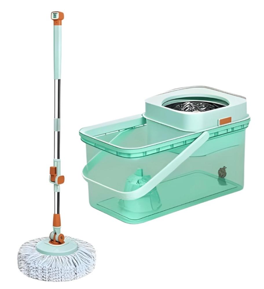 ممسحة تنظيف دوّارة الحلّ السحري لأرضية لامع