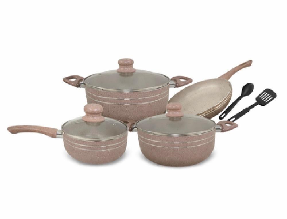 طقم قدور جرانيت من الأسطورة متانة عالية وطبخ صحي بتصميم أنيق للمطبخ ال