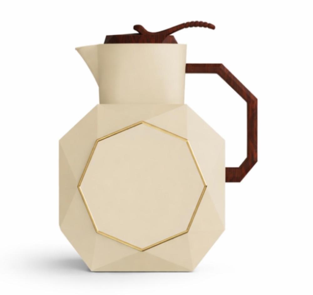 ترمس شاي بيج من الأسطورة فخامة التصميم وجودة تحفظ حرارة الشاي لساعات