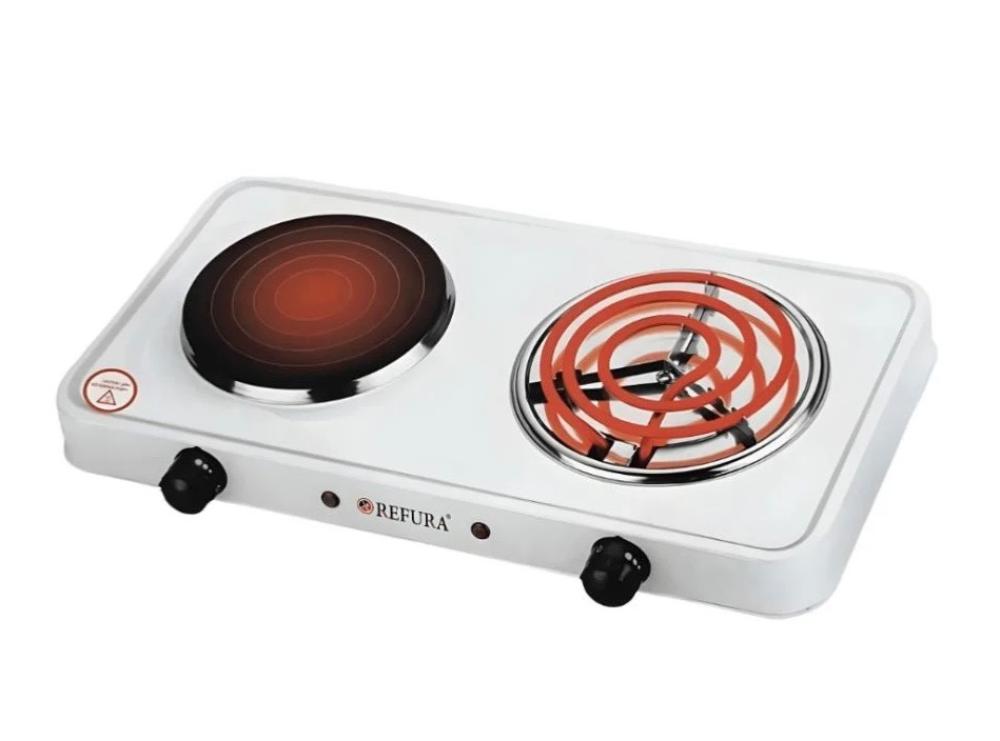 موقد كهربائي ثنائي REFURA بقوة 2000 واط أفضل اختيار للمطبخ العصري