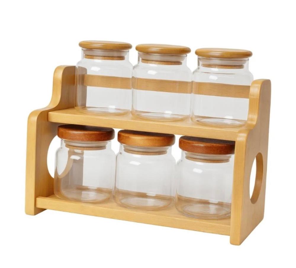 منظم البهارات الخشبي لمسة ترتيب وأناقة تجعل مطبخك أسهل وأجمل