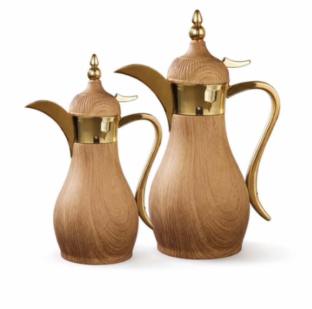 طقم ترامس القهوة العربية الخشبية فخامة التراث بلمسة عصري