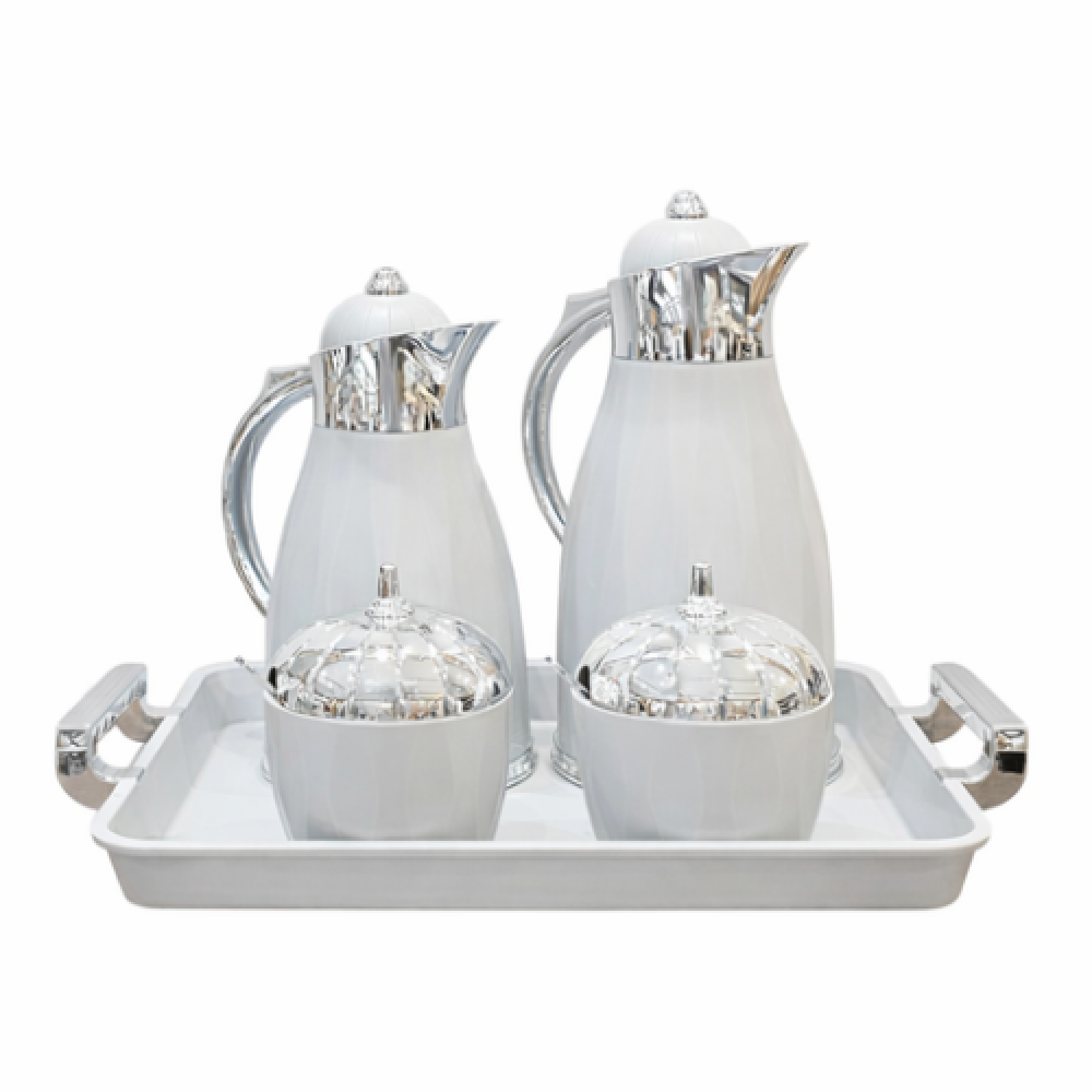 طقم ترامس شاي وقهوة 5 قطع من الأسطورة فخامة الضيافة العربية في كل تفاص