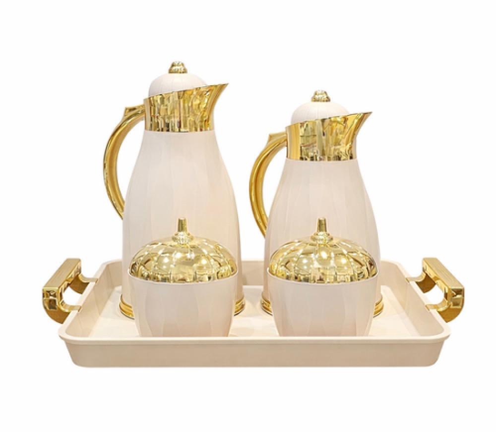 طقم ترامس الشاي والقهوة 5 قطع من الأسطورة فخامة الضيافة