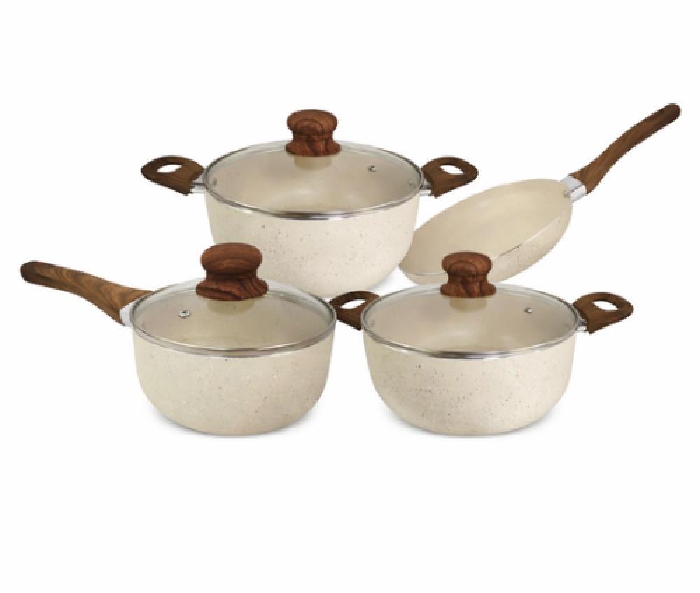 طقم قدور جرانيت من الأسطورة سر الطبخ المريح والطعم الألذ في كل وجبة