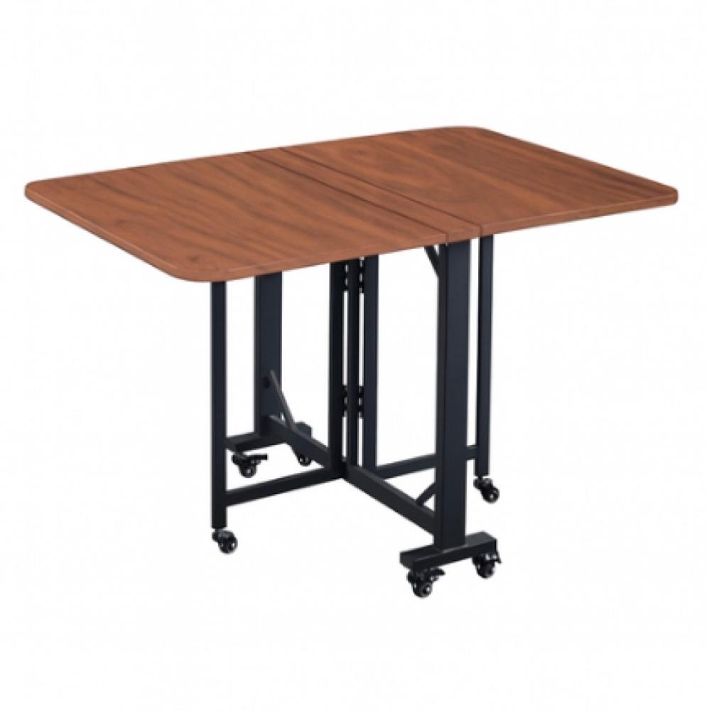 طاولة قابلة للطي باللون البني من اكسترا قطعة متعددة الاستخدامات لتنظيم المنزل واستغلال المساحات بذكاء