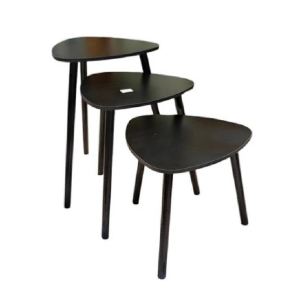 طقم طاولات شاي فاخرة لون أسود أناقة عصرية تضيف هيبة لمجلسك