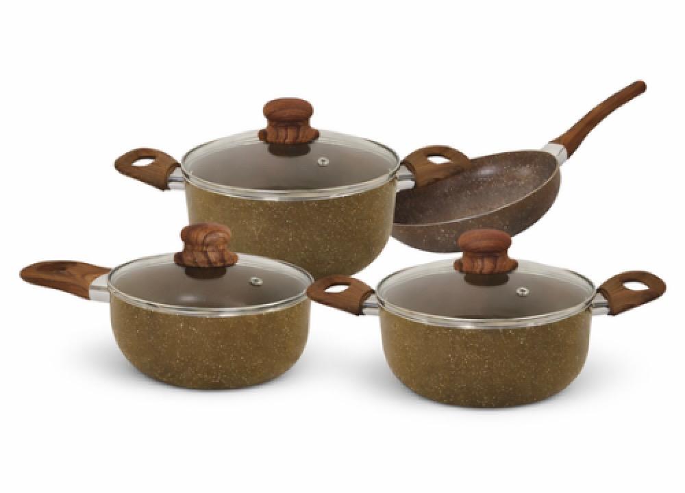 طقم قدور جرانيت من الأسطورة فخامة الطبخ اليومي