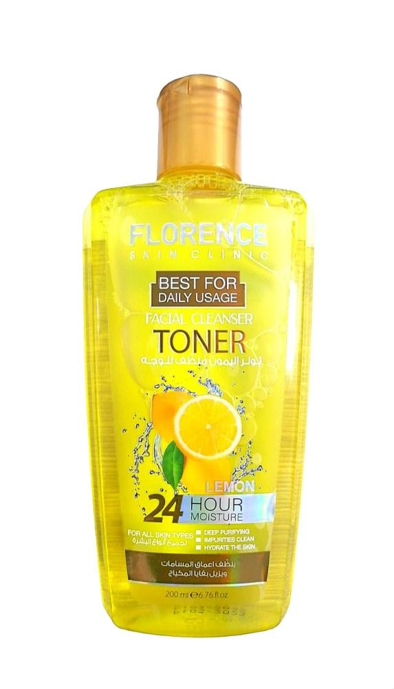 Florence Lemon Toner Facial Cleanser for All Skin Types 200ml