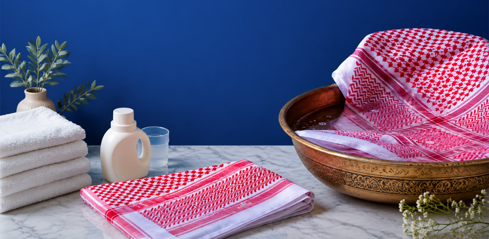 افضل طريقة لغسيل الشماغ