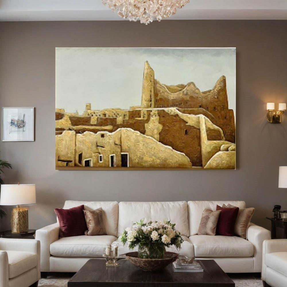 لوحه جدارية متعددة الألوان مقاس 60×90 سم