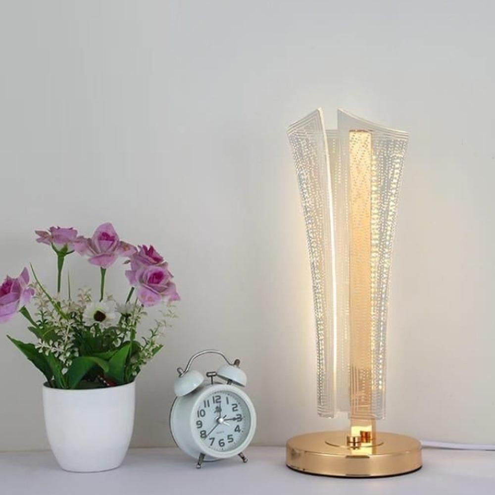 مصباح طاولة معدني LED
