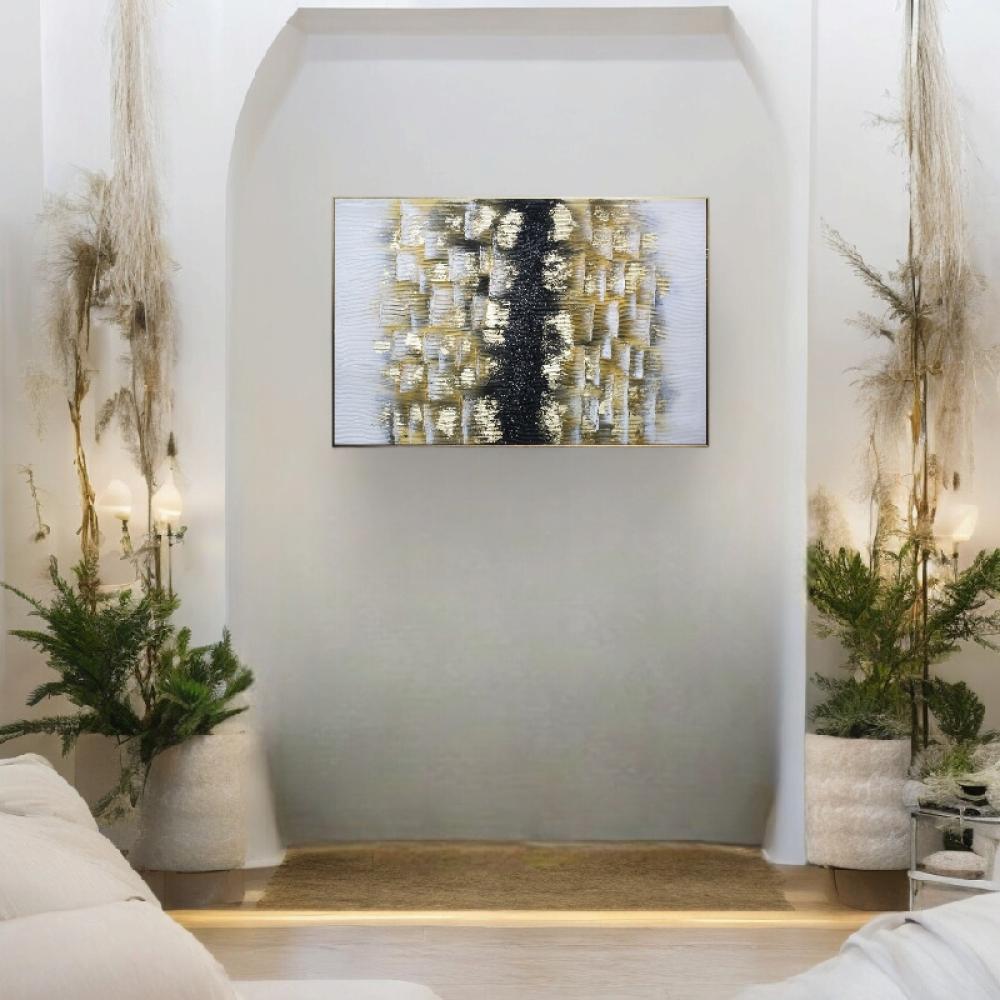 لوحه فنيه متعدده الالوان 100X150 سم