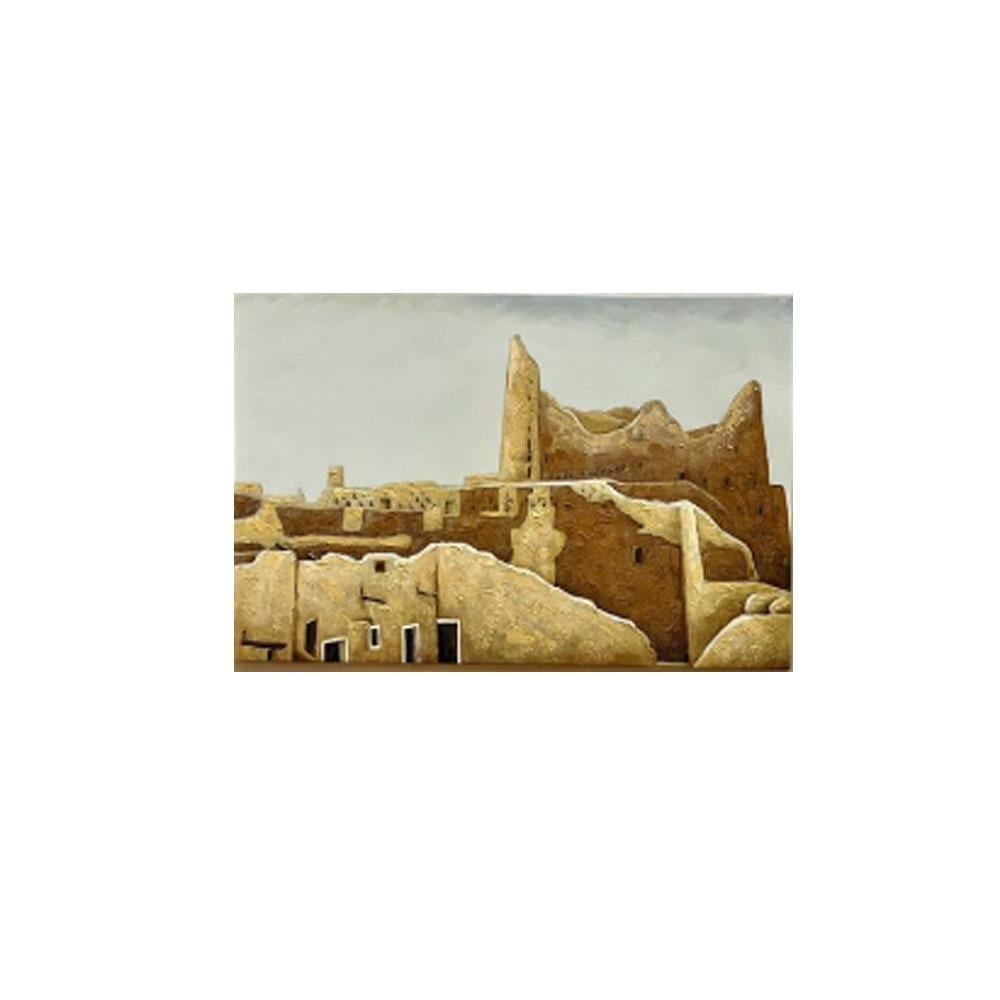لوحه جدارية متعددة الألوان مقاس 60×90 سم