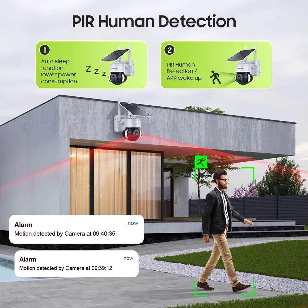 كاميرا مراقبة تعمل بالطاقة الشمسية