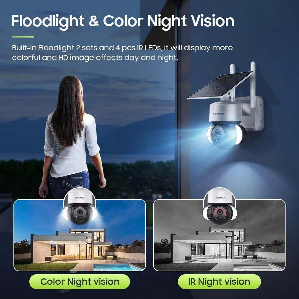 كاميرا مراقبة تعمل بالطاقة الشمسية