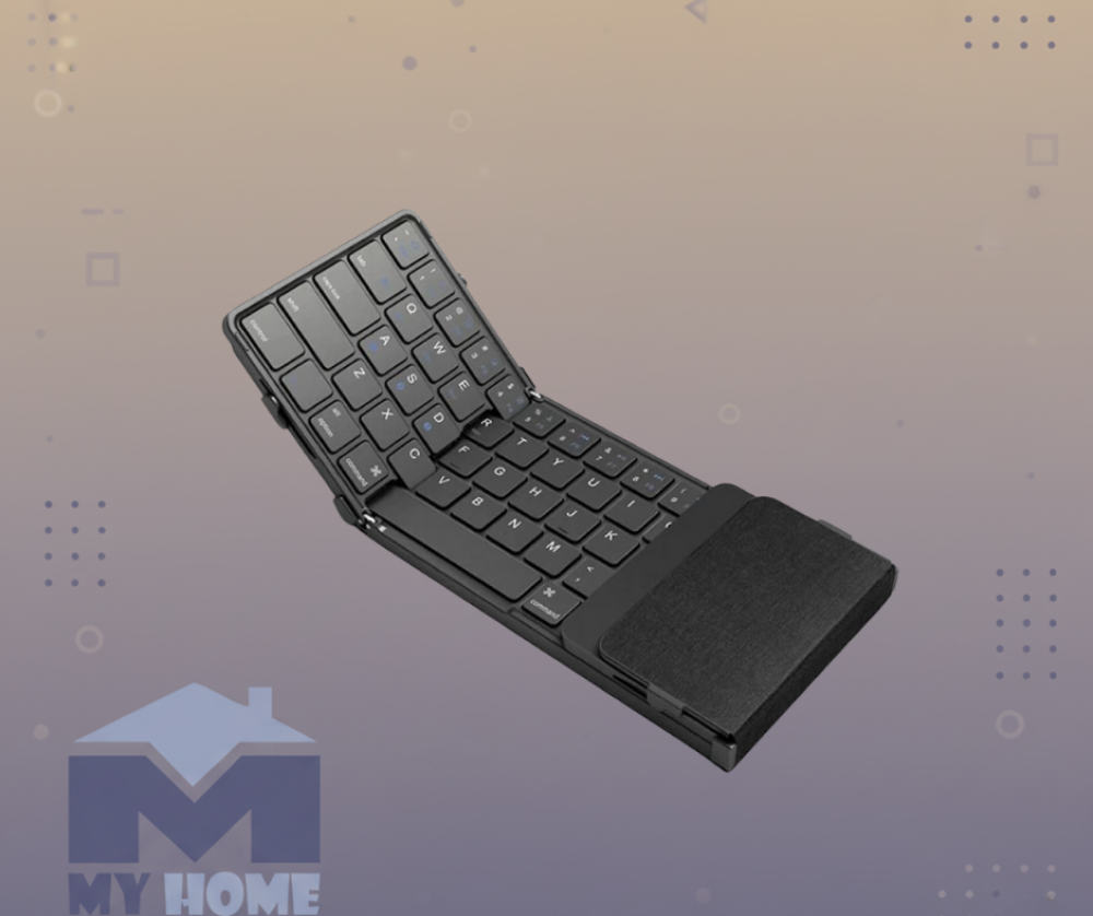 لوحة مفاتيح SeenDa اللاسلكية قابلة الطي