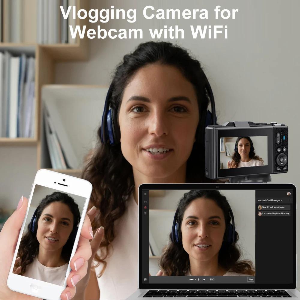 كاميرا تصوير رقمية مدمجة بدقة 4K