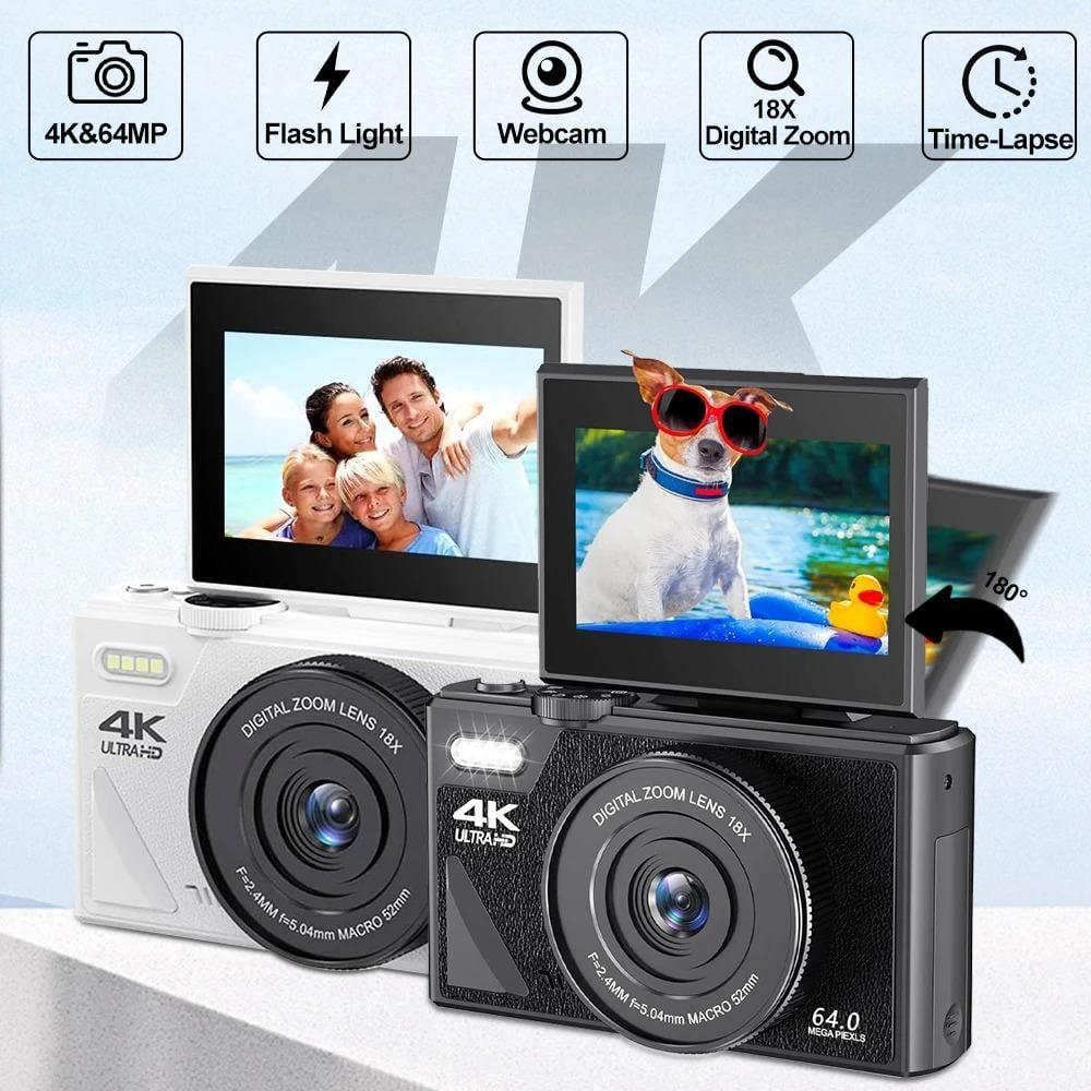 كاميرا تصوير رقمية مدمجة بدقة 4K