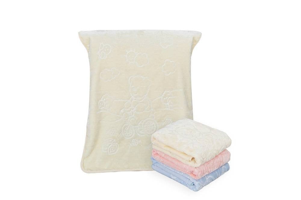 بطانية جومانا للأطفال-الأبيض