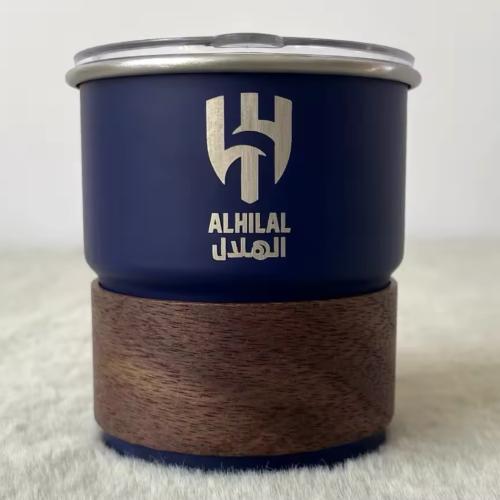 كوب حافظ للحرارة بشعار الهلال