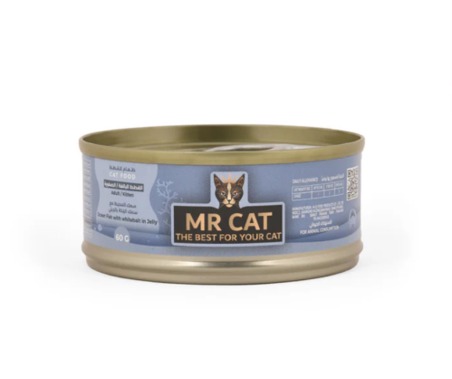 MR CAT Ocean Fish with whitebait in Jelly 60g مستر...