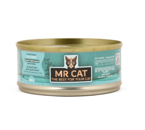 MR CAT Ocean Fish with white Fishin Jelly 60g مستر...