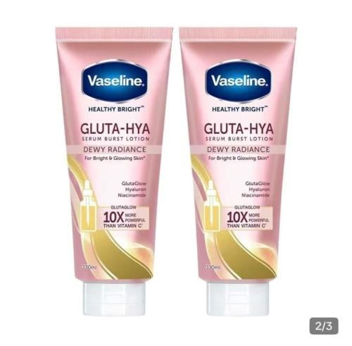 whitening lotion pink) 200ml GLUTA HIYA VASELINE)