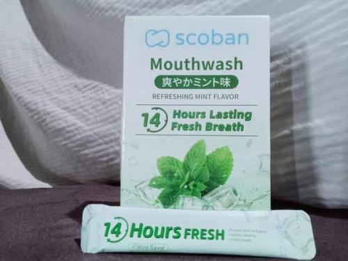 Scoban mouth wash ️ Fresh mint 24 hours long last
