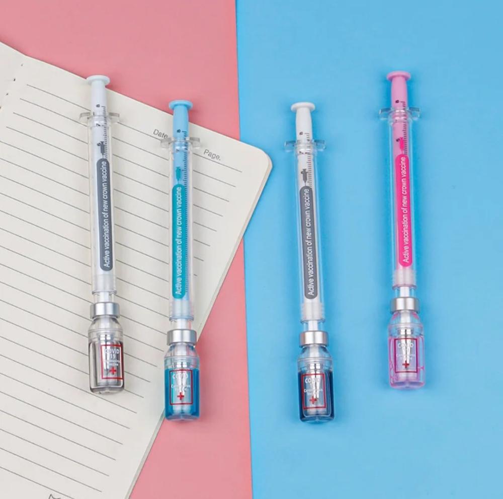 قلم على شكلة حقنه