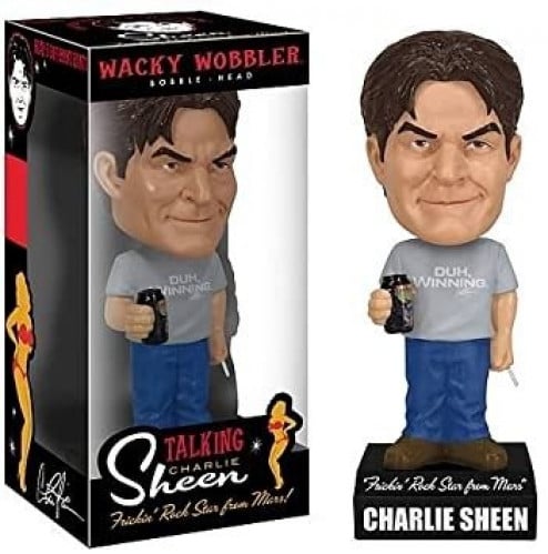 Funko Charlie Sheen Talking Wacky Wobbler