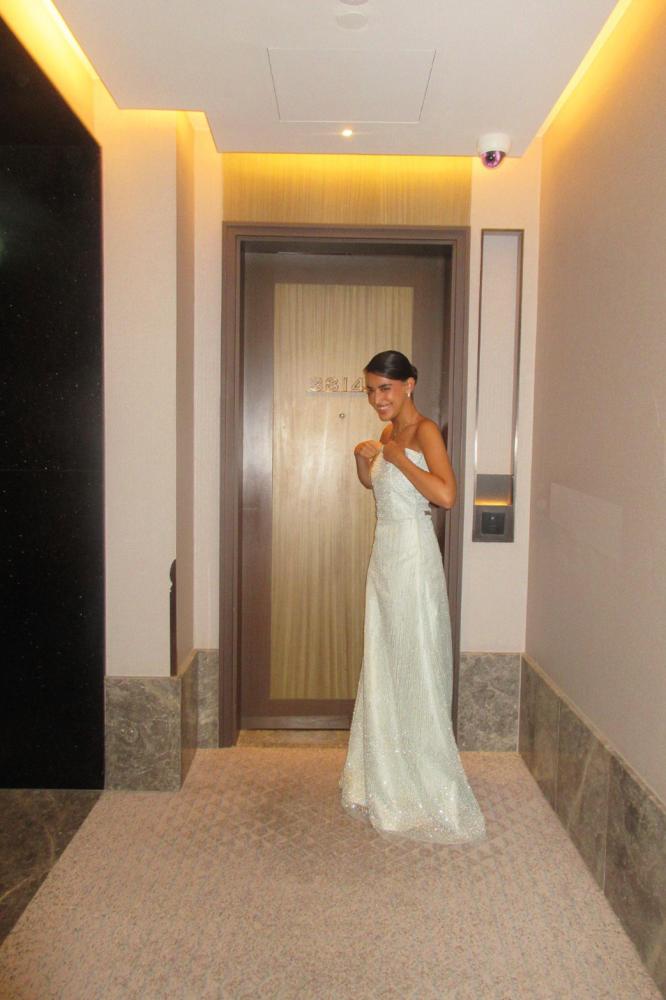 فستان اللؤلؤ