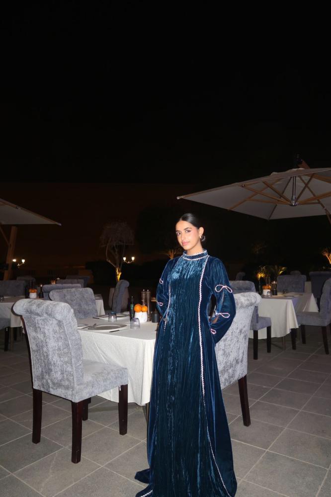 جلابية الفيونكة التركواز