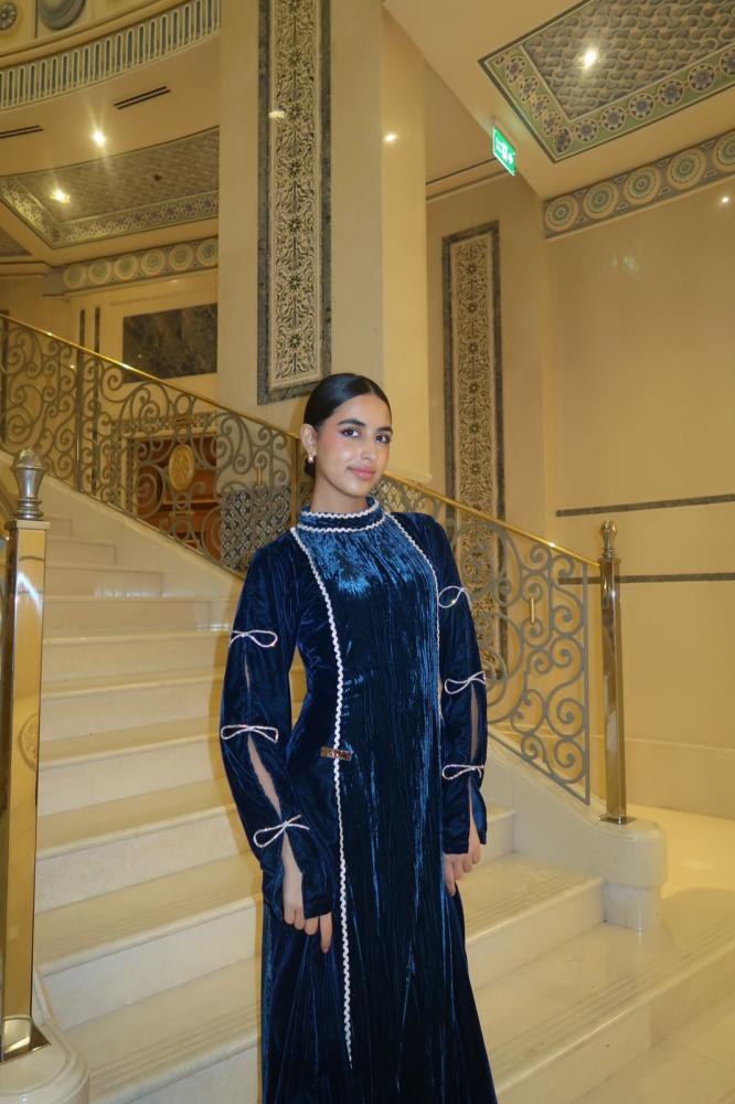 جلابية الفيونكة التركواز
