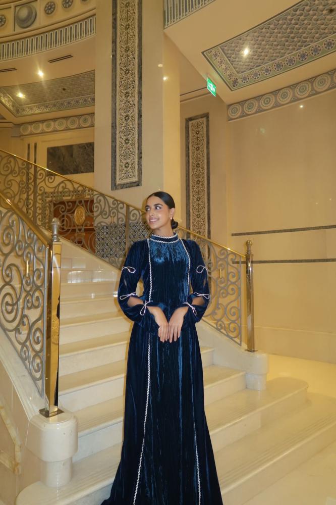 جلابية الفيونكة التركواز
