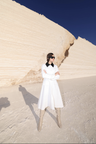Winter White Dress