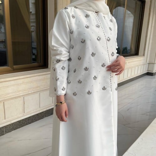 Crystal X tafetta Abaya