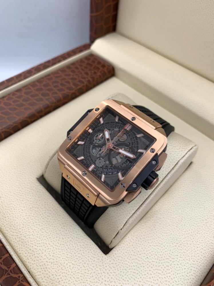 ساعة هوبلت الجديدة SQUARE BANG متجر درر الساعات