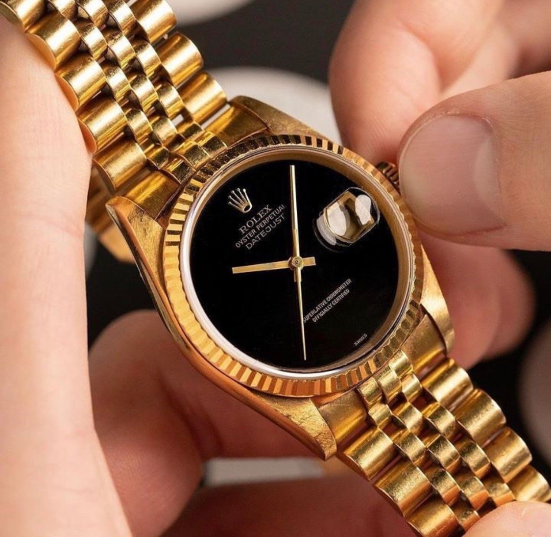 رولكس ديت جست جامبو 41 متجر درر الساعات