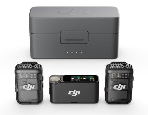 DJI Mic 2 (2 TX + 1 RX + Charging Case), All-in-on...