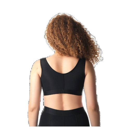 مشد بودى فليكس صدرية مع شريط تثبيت مرن بعد عمليات شفط الدهون